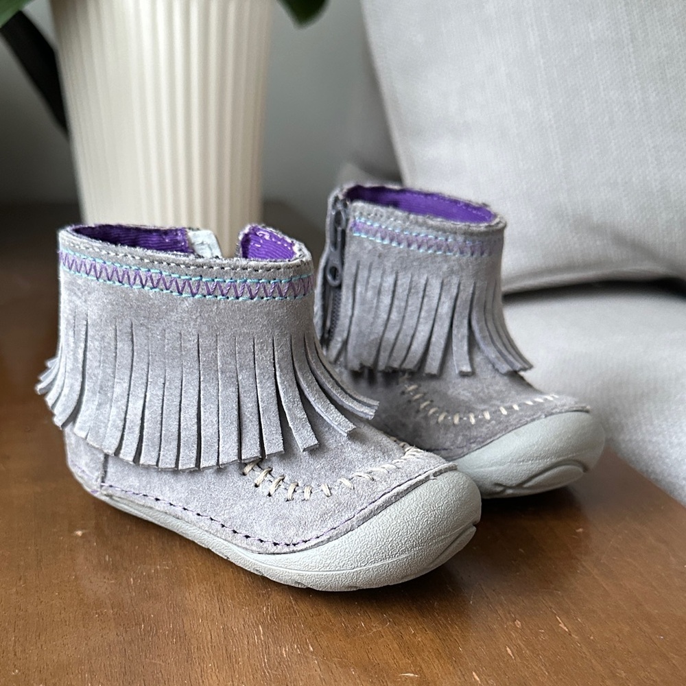 stride rite soft motion tasha boots size 3.5